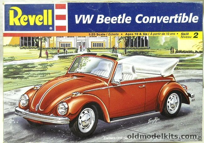 Revell 1/25 Volkswagen VW Beetle Convertible, 85-2579 plastic model kit